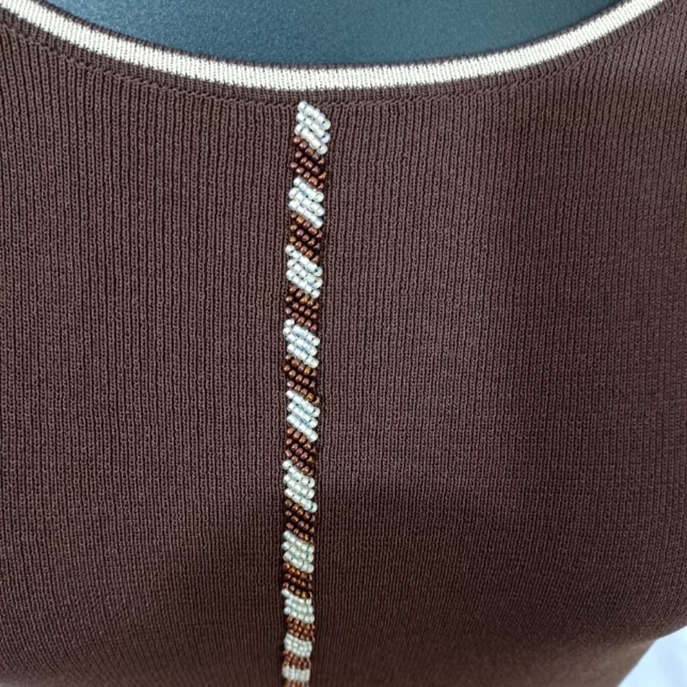 Vintage Imago Two-piece Sweater, Brown/Beige Size: XL - Picture 5 of 16